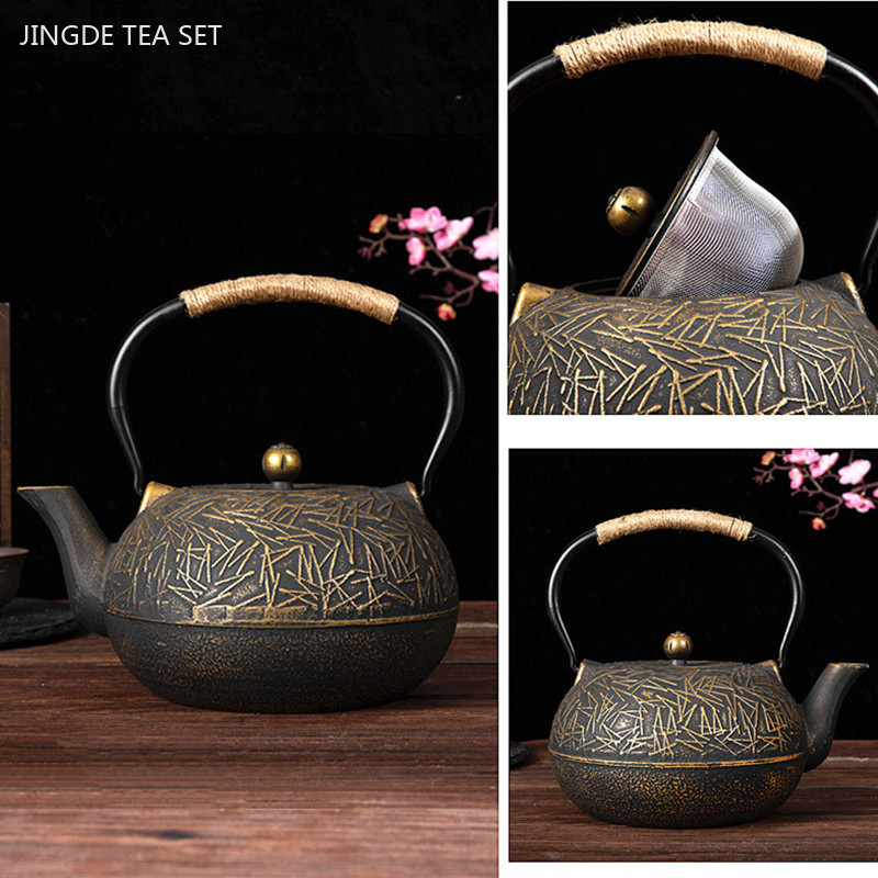 Cast Iron Tetsubin - 900ml Customized Cast Iron Tea Pot