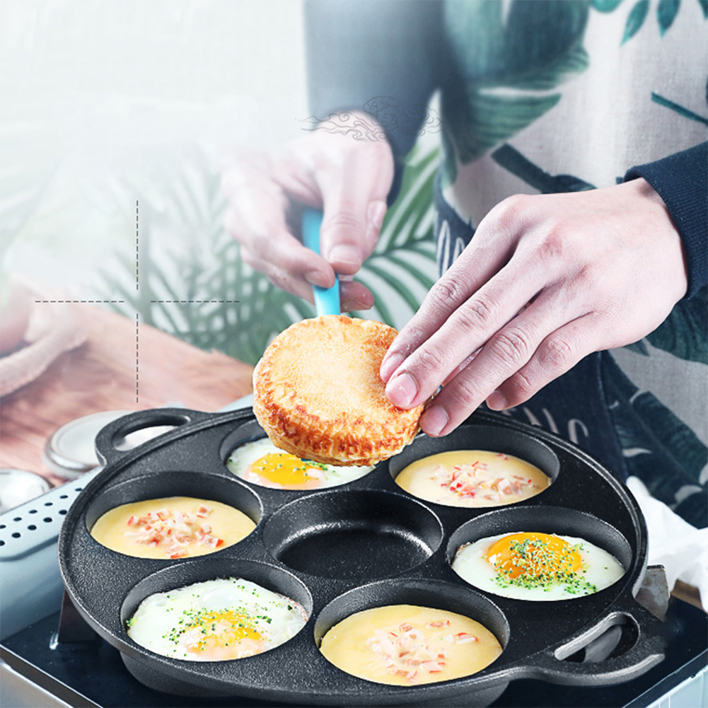 Cast Iron Tetsubin - 7 Hole Frying Pot Cast Iron