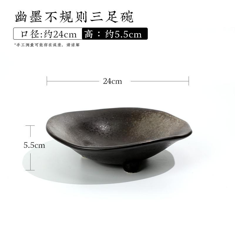 Ikebana Vase Kenzan - Retro Zen Ceramic Three Footed Flower