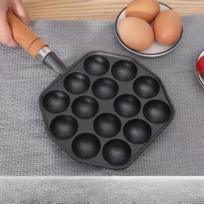 Baking Takoyaki Pan 14 Holes G - огляд і ціна Cast Iron Tetsubin