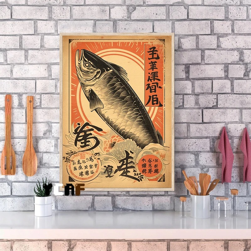 Vintage Japanese Food Poster C - огляд і ціна Japanese Food Lifestyle