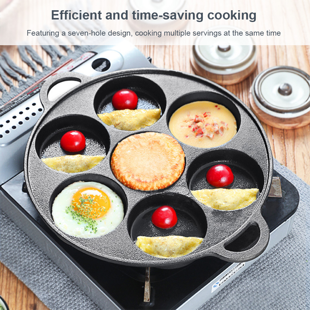 7 Hole Frying Pot Cast Iron No - огляд і ціна Cast Iron Tetsubin