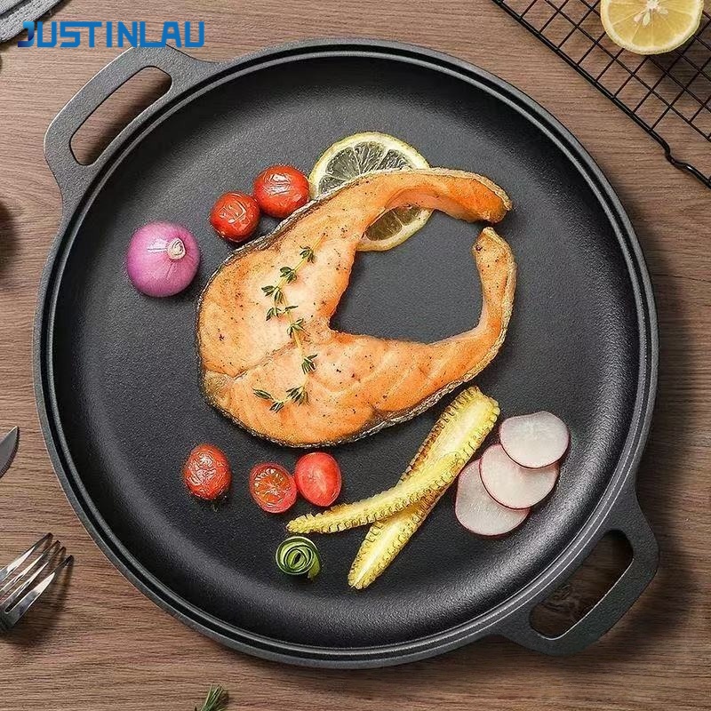JUSTINLAU Double-Ear Frying Pa - огляд і ціна Cast Iron Tetsubin