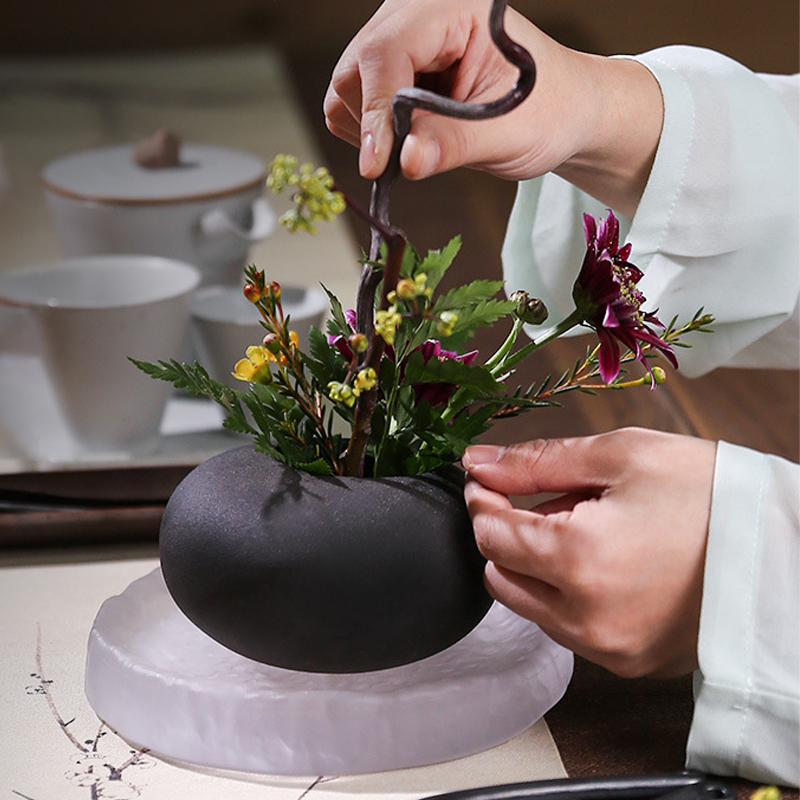 Ceramic Vase Japanese Style Ik - огляд і ціна Ikebana Vase Kenzan
