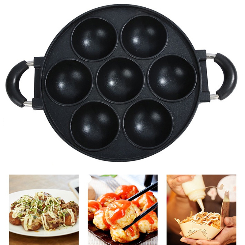7 Hole Cake Cooking Pan Cast I - огляд і ціна Cast Iron Tetsubin