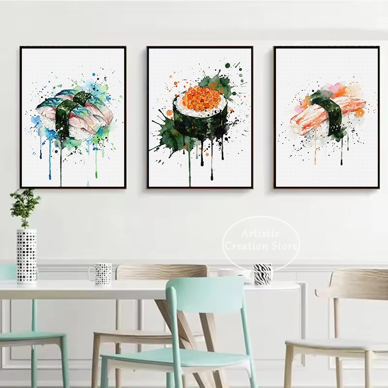 Watercolor Japanese Food Eel S - огляд і ціна Japanese Food Lifestyle