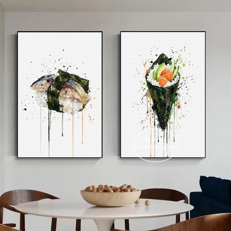 Watercolor Japanese Food Eel S - огляд і ціна Japanese Food Lifestyle