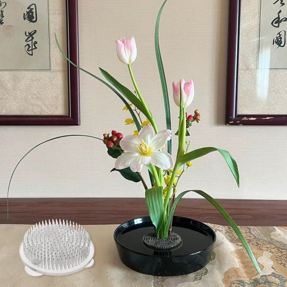 1/3Pcs Transparent Ikebana Ste - огляд і ціна Ikebana Vase Kenzan