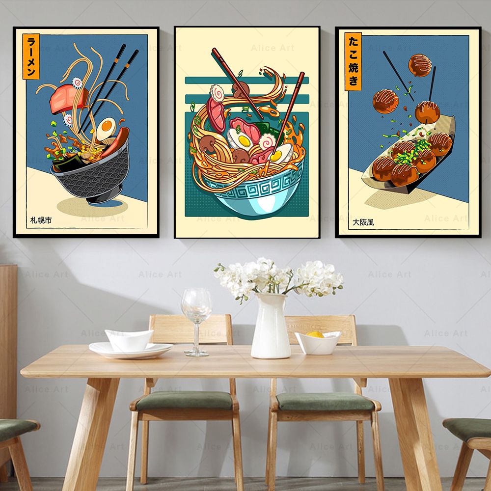 Japanese Style Poster Kitchen  - огляд і ціна Japanese Food Lifestyle