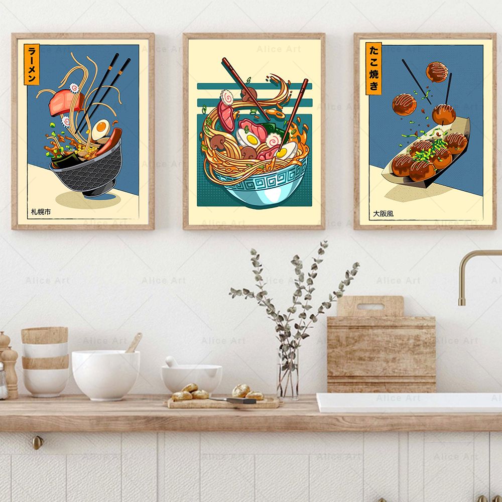 Japanese Style Poster Kitchen  - огляд і ціна Japanese Food Lifestyle