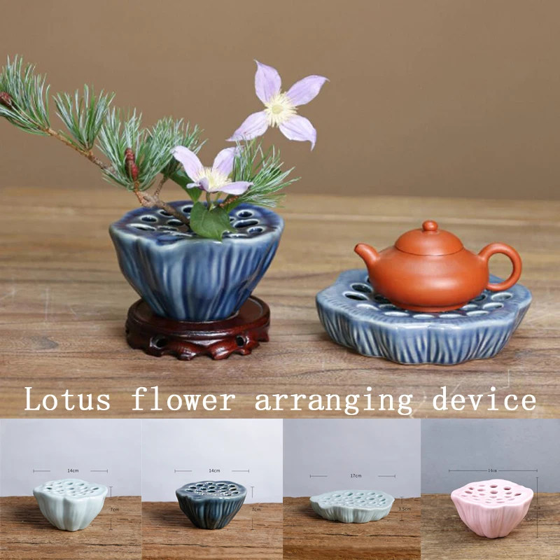 Ikebana Tea Kenzan Zen Room De - огляд і ціна Ikebana Vase Kenzan