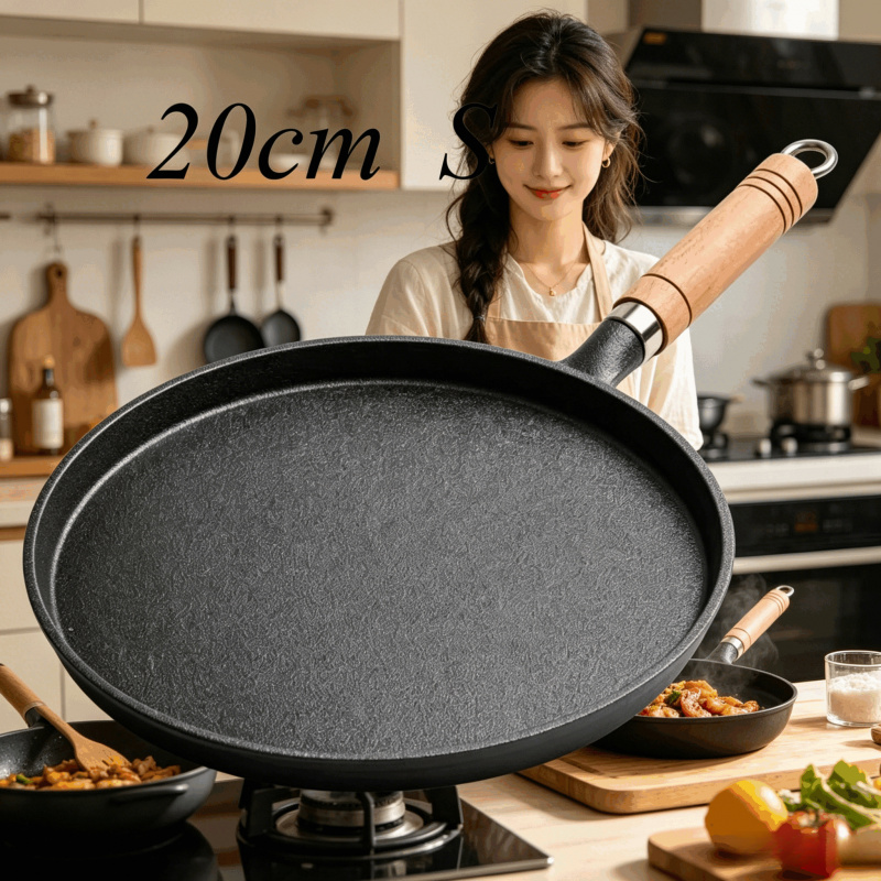 20cm Cast Iron Skillet Wooden  - огляд і ціна Cast Iron Tetsubin